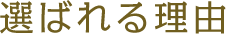 選ばれる理由